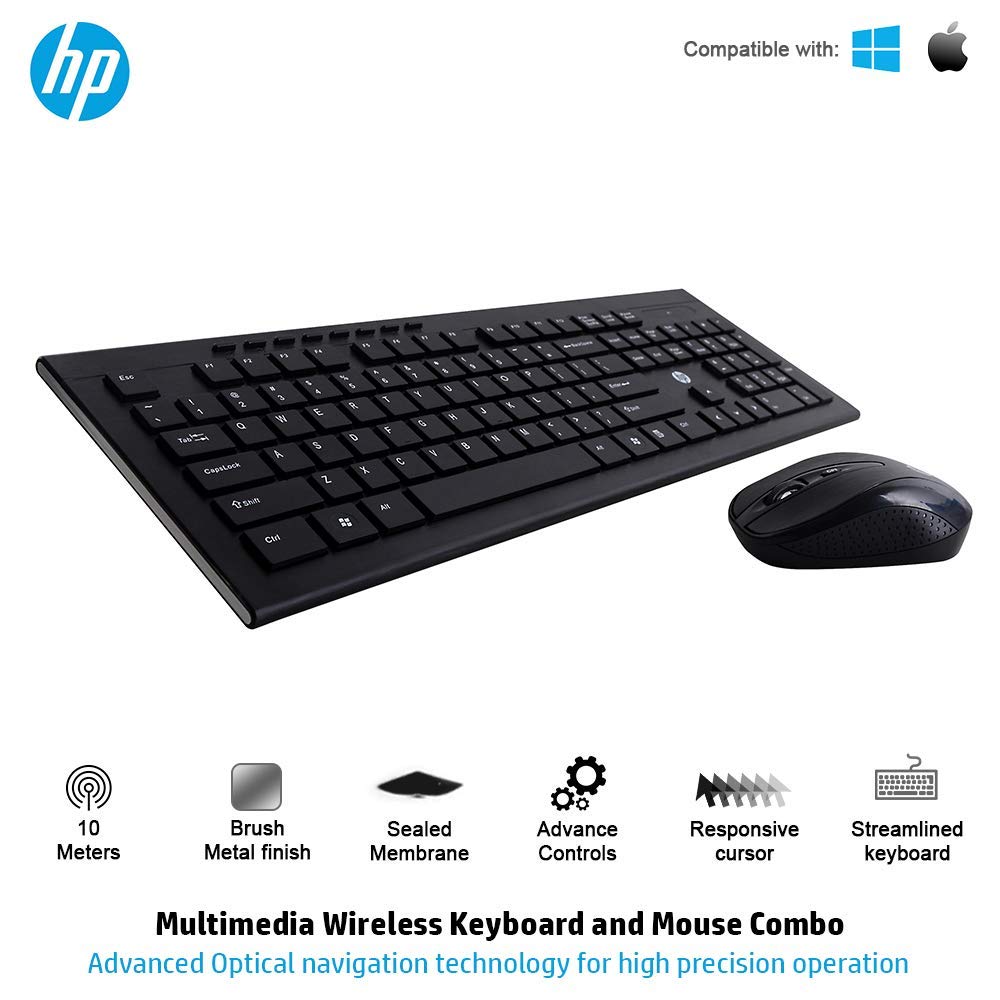 The Ultimate Strings - IT Accessories Peripherals - HP Multimedia Slim Wireless Keyboard & Mouse Combo