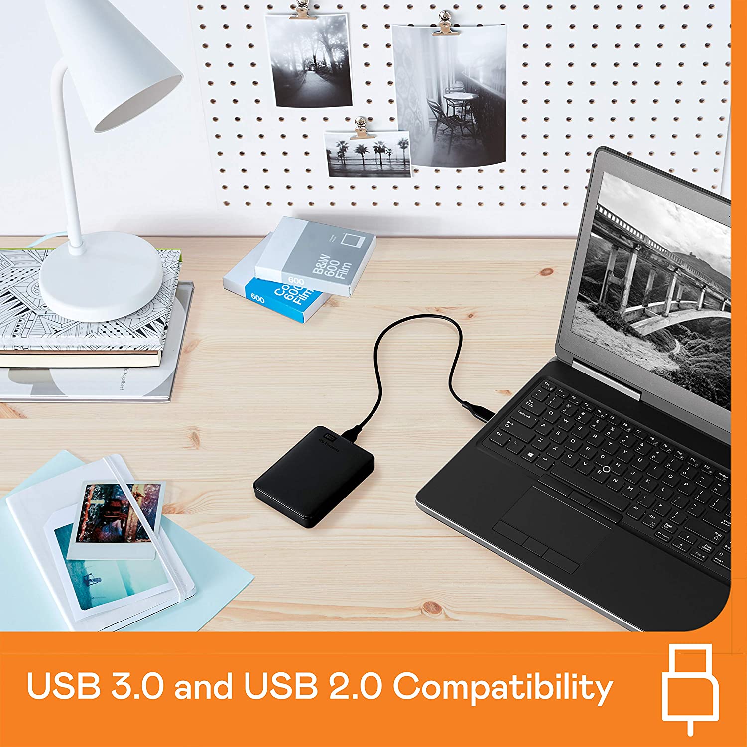 The Ultimate Strings - Computer All Hardware - Western Digital WD 2TB Elements Portable Hard Disk Drive, USB 3.0