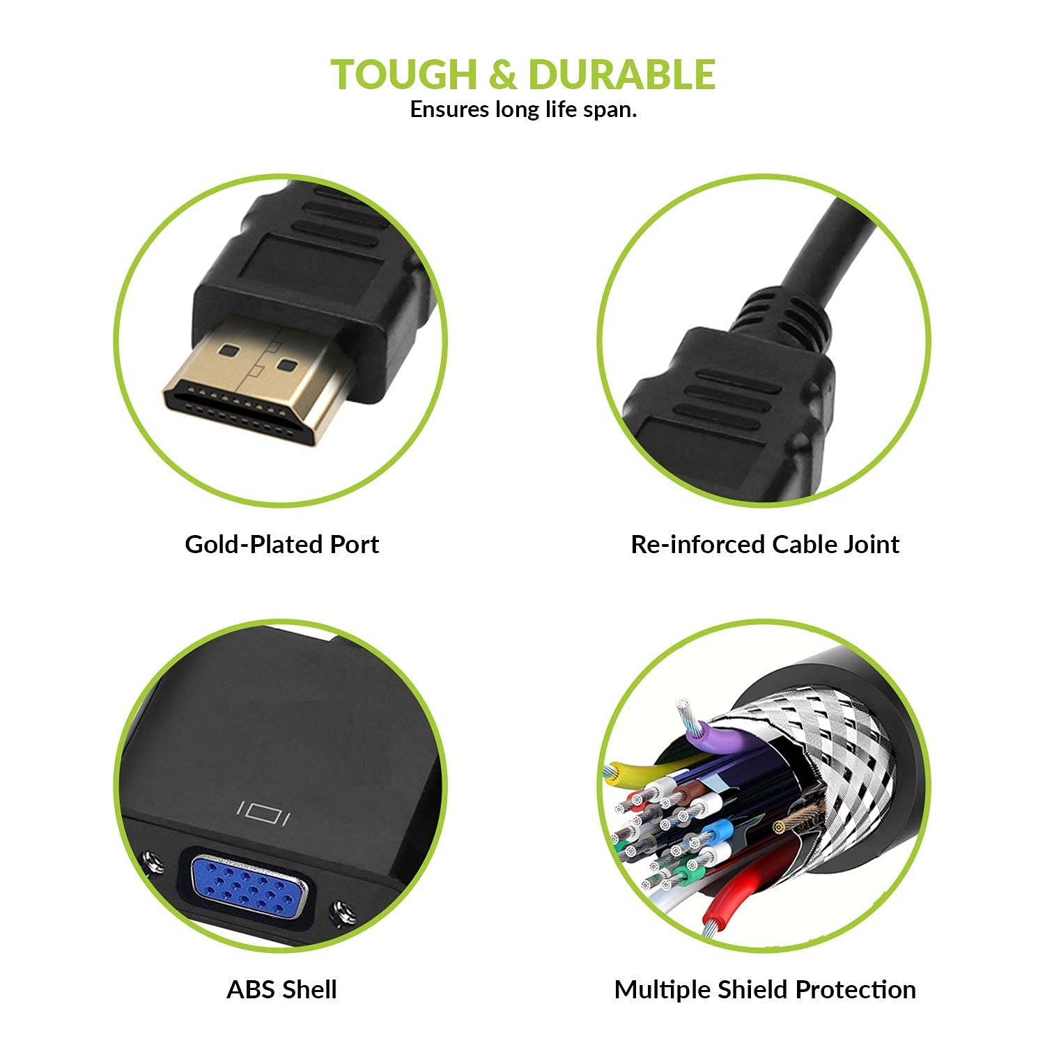 The Ultimate Strings - Converter and Components - HDMI to VGA Gold Plated Convectors