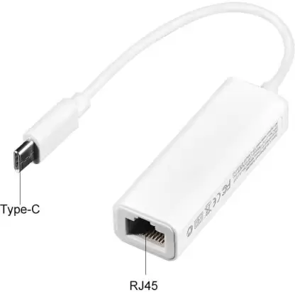 The Ultimate Strings - Converter and Components - C Type to RJ45 Gigabit Ethernet Adapter Thunderbolt 3 Gigabit Ethernet LAN